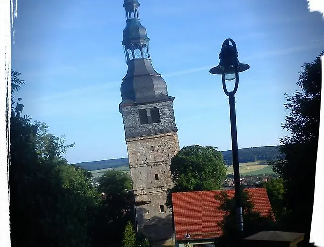Am Schiefen Turm Tatil Evi Bad Frankenhausen